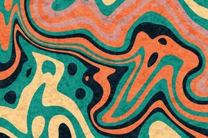 Abstract psychedelic groovy background. vector