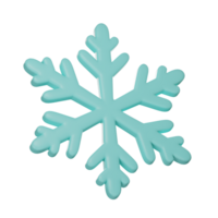 Natal ilustração rendilhado floco de neve 3d. elemento ícone conceito. isolado em transparente fundo png 3d Renderização.