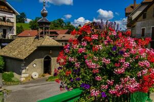 french alps landscape photo