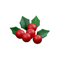 Christmas Holly Berry  AI Generative png