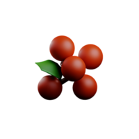 Christmas Holly Berry  AI Generative png