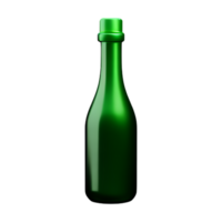 Champagne Bottle Drink AI Generative png