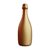 Champagne bouteille boisson ai génératif png