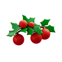 Christmas Holly Berry  AI Generative png