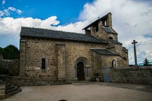 Santo cristóbal d'allier,alta loira, francia foto