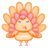 Thanksgiving clipart. watercolor hand painted. png