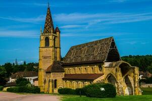 abbeyl of benisson dieu,loire,france photo