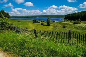 lake of charpal ,lozere,france photo