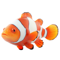 Clownfish Illustration cutout, AI Generative png