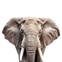 elefante viso sparo, ai generativo png