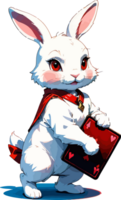 poker lapin mascotte conception ai génératif png