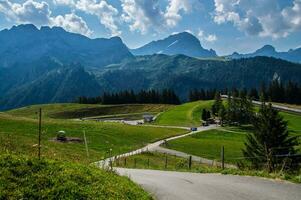 swiss alps landscape photo