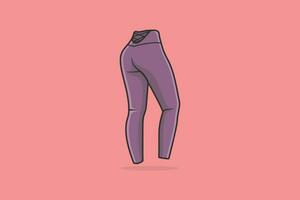 Boys Comfortable Bottom Wear Jogging Trouser vector illustration. Sports and Fashion objects icon concept. Boys comfortable trouser pant vector design with shadow.