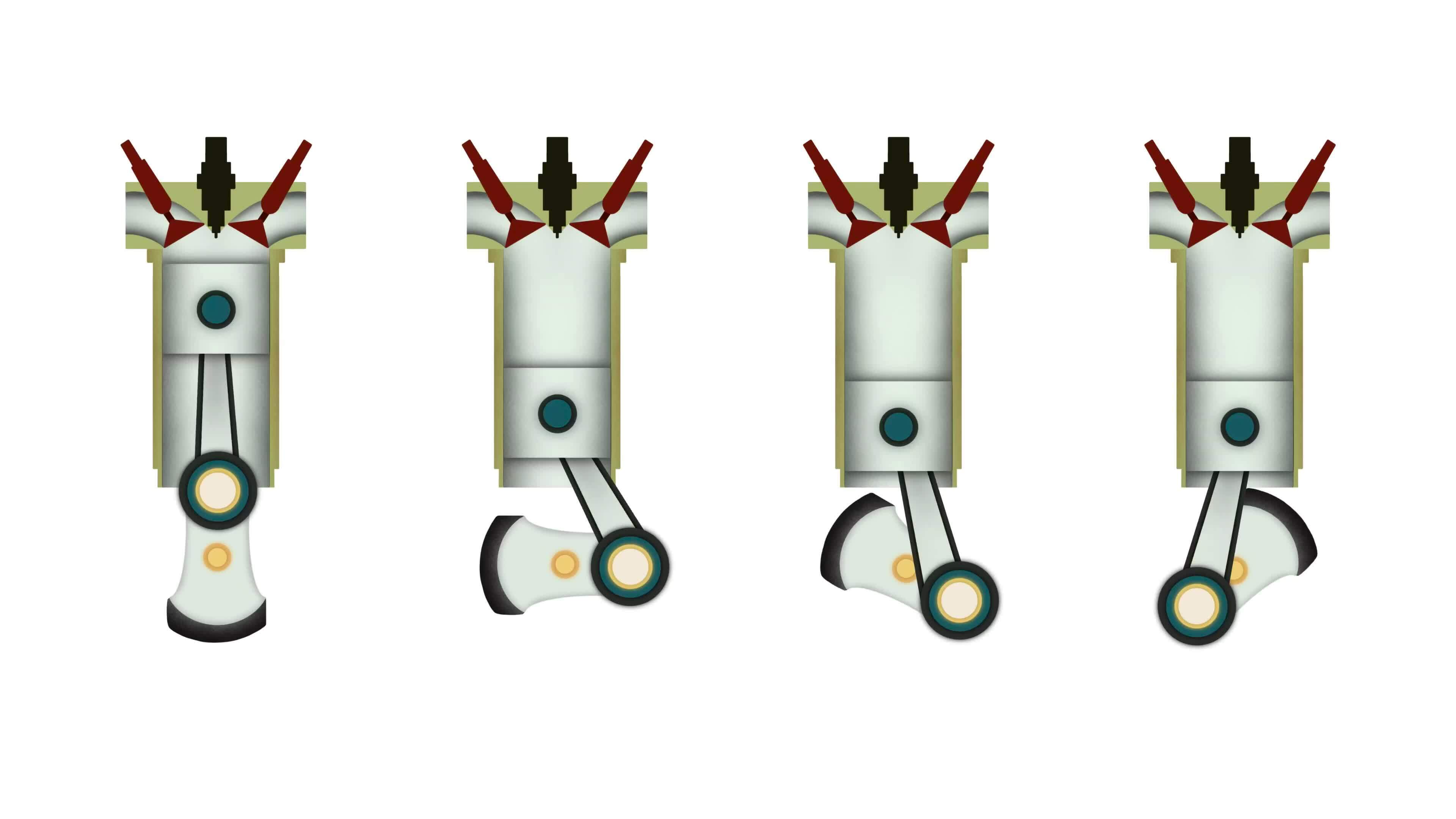 four stroke internal combustion engine, Four stroke engine, is an