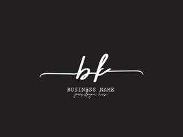 Floral Bk Signature Logo, Initial Letter BK Logo Icon and Branding vector