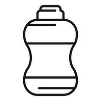 Wasabi cream bottle icon outline vector. Spicy cooking meal vector