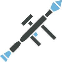 Bazooka icon vector image. Suitable for mobile apps, web apps and print media.