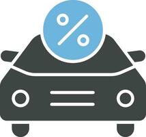 Car Loan icon vector image. Suitable for mobile apps, web apps and print media.