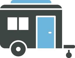Caravan icon vector image. Suitable for mobile apps, web apps and print media.