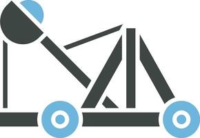 Catapult icon vector image. Suitable for mobile apps, web apps and print media.