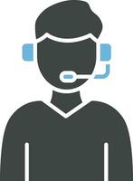 Customer Service icon vector image. Suitable for mobile apps, web apps and print media.