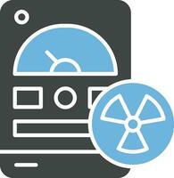 Dosimeter icon vector image. Suitable for mobile apps, web apps and print media.