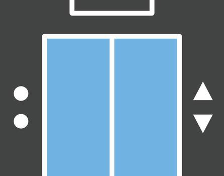 Elevator icon vector image. Suitable for mobile apps, web apps and print media.