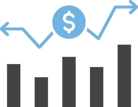 fluctuación icono vector imagen. adecuado para móvil aplicaciones, web aplicaciones y impresión medios de comunicación.