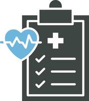 Health Checkup icon vector image. Suitable for mobile apps, web apps and print media.