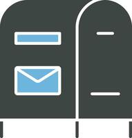 Mailbox icon vector image. Suitable for mobile apps, web apps and print media.