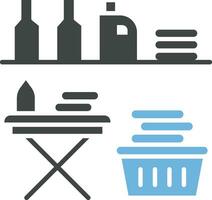 Laundry Room icon vector image. Suitable for mobile apps, web apps and print media.