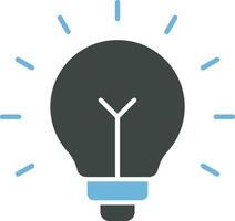 Lightbulb icon vector image. Suitable for mobile apps, web apps and print media.