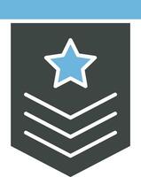Military icon vector image. Suitable for mobile apps, web apps and print media.
