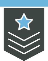 Military icon vector image. Suitable for mobile apps, web apps and print media.