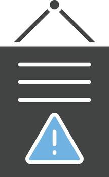 Notice icon vector image. Suitable for mobile apps, web apps and print media.