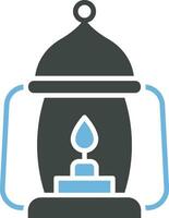 Oil Lamp icon vector image. Suitable for mobile apps, web apps and print media.