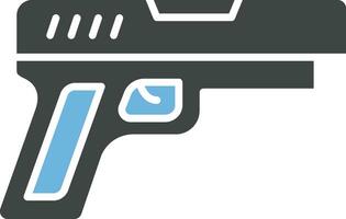 Pistol icon vector image. Suitable for mobile apps, web apps and print media.