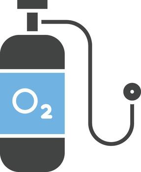 oxígeno icono vector imagen. adecuado para móvil aplicaciones, web aplicaciones y impresión medios de comunicación.