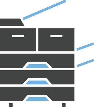 Photocopy icon vector image. Suitable for mobile apps, web apps and print media.