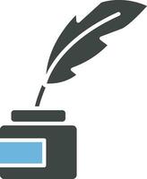 Quill icon vector image. Suitable for mobile apps, web apps and print media.