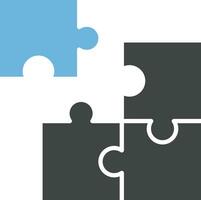 Puzzle Part icon vector image. Suitable for mobile apps, web apps and print media.