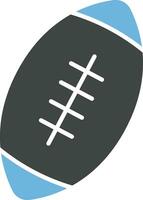 Rugby Ball icon vector image. Suitable for mobile apps, web apps and print media.