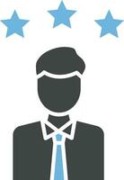 Role Model icon vector image. Suitable for mobile apps, web apps and print media.