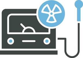 Radiation Detector icon vector image. Suitable for mobile apps, web apps and print media.