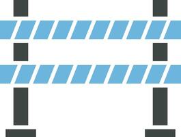 Road Barrier icon vector image. Suitable for mobile apps, web apps and print media.