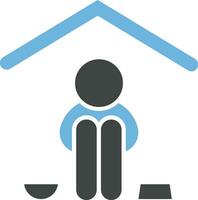 Shelter icon vector image. Suitable for mobile apps, web apps and print media.