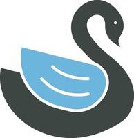 Swan icon vector image. Suitable for mobile apps, web apps and print media.