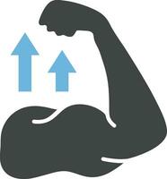 Strong icon vector image. Suitable for mobile apps, web apps and print media.