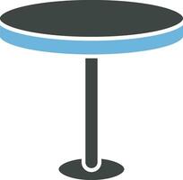 Table icon vector image. Suitable for mobile apps, web apps and print media.