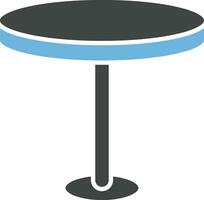 Table icon vector image. Suitable for mobile apps, web apps and print media.